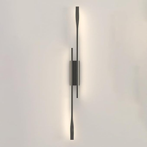 Modern Corner LED Wall Lamp Minimalist Indoor Light Long Strip Linear Light Hardwired Hallway Wall Sconce Dimmable Lighting Fixture for Bedroom Kitchen Island Bar Living Room Bathroom