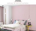 MelunMer Pink Peel and Stick Wallpaper 118In L 15.7In W Self Adhesive Removable Wallpaper for Bathroom/Bedroom Modern Contact Paper Silk Textured Pink Contact Paper for Cabinets Shelf Waterproof
