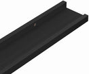 Set of 2 Black Frame Ledge Shelves 31.5 Inch Wall Mounted MDF Modern Display Shelving for Photos Decor Minimalist Home Decor