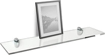 Fab Glass and Mirror Custom Acrylic Glass Shelves for Wall - 1/2