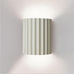 LightInTheBox Modern LED Wall Sconce Minimalist Resin Wall Light Nordic Style Half-Cylinder Tree Root Desgin Up and Down Light for Stairs Hallway Bedroom (White)