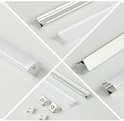 Cefrank V Shape Cabinet Lights, Warm White 4X 12 Inches V-Shape LED Light Bars - 1200lm 12W - Warm White 3000K