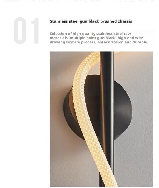 Luxury Minimalist Wall Sconce - Dimmable 3-Color Changing Designer Light for Dining Room, Bedroom, Living Room & Hallway