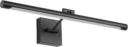 Joosenhouse LED Picture Light Modern Black Art Display Light Artwork Display Light for Paintings 14W (70W Eqv) Hardwired Connection 3000K 24.4 inches