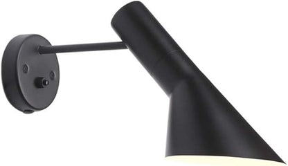 Wall Sconces AJ Wall Light fixtures Minimalist Nordic Modern Black 1 Light Wall Lamp Adjustable Angle Head Wall Mounted Light Lamp Fixtures for Living Room Barn Aisle Corridor Porch Bar