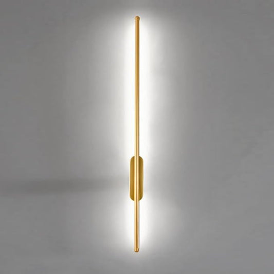 LED Hardwired Long Wall Sconce - Minimalist Linear Indoor Wall Light for Bedroom, Living Room, Hallway & Aisle (6000K, 80cm)