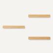 Amazon Basics Wood Floating Wall Shelves, 3-Pack, Pine, 15.8