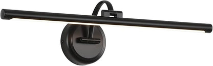 23.62 Inch Dimmable Lights For Pictures On Wall Hard Wired Gallery Light Modern Metal Artwork Wall Lamps, Warm White Picture Lights with Single Swing Arm Art Display Light For Paintings Portrait