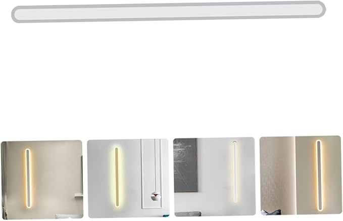 Minimalist LED Bedroom Wall Light Warm White Modern Iron Strip Lamp for Bedside and Corridor Energy Saving Contemporary Wall Sconce with Durable Craftsmanship and Easy Installation