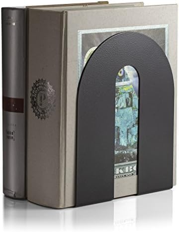Officemate Bookends, Heavy Weighted 10-inch Steel, Black (93182) (Pack of 6)