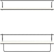 Shario White Floating Shelves - Set of 2, Wall Mounted Hanging Shelves with Black Towel Rack, Decorative Storage Shelves for Bathroom, Kitchen, Living Room & Bedroom (Modern White, 15.7 Inches)