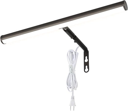 LED Picture Lights for Paintings Plug in, 14 Inch 4W Adjustable Art Light Gallery Wall Light for Display Art Work, Oil Rubbed Bronze Finish, CRI90+, 3000K Warm White, ETL Listed