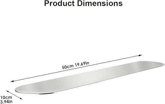 304 Stainless Steel Shelf Bathroom Shower Floating Shelves Wall Mounted Shower Caddy Basket Shelf Storage Organizer Shelves for Bathroom, Kitchen, Silver,19.7 Inch/ 50 cm