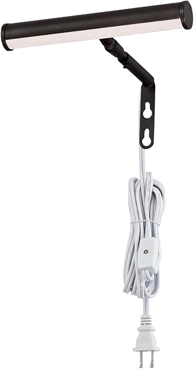 Ciata 7-Inch Picture Light with Integrated LED,3000K Warm White, 2Watt (40W Eqv) Metal Wall Mount Artwork Display Light, CRI90, 96 in Cord Length with in-line On/Off switch in Oil Rubbed Bronze Finish