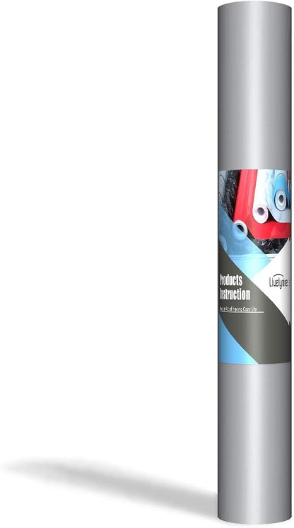Livelynine Light Grey Wallpaper Peel and Stick Modern Grey Contact Paper for Cabinets Counters Countertops Vinyl Wall Paper Roll for Bedroom Removable Gray Wallpaper Bathroom Waterproof 15.8"x78.8"