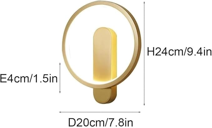 Wall Sconce Modern Minimalist Indoor Lamp Decorative Light Fixture for Bedroom Bedside Living Room Hallway Bathroom Stairs Porch Balcony