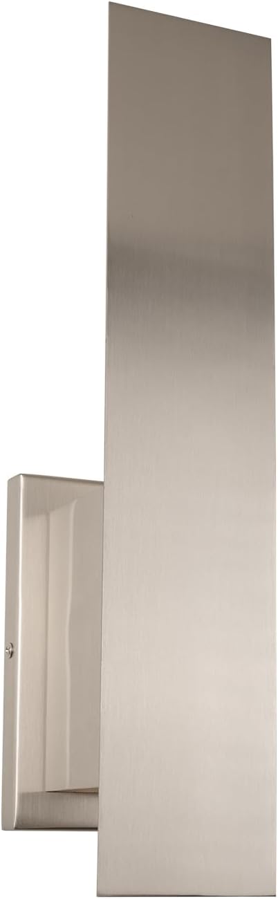 Indoor Wall Sconces, Modern Wall Lights, Up and Down Wall Mount Light, Dimmable Hardwired Wall Light for Bedroom, Living Room, Hallway, GU10 Bulbs Excluded, 2 Pack (Brushed Nickel)