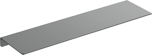 Danpoo Metal Shelf, Long Floating Shelf for Bathroom, 20" Display Shelves for Wall Storage, Grey