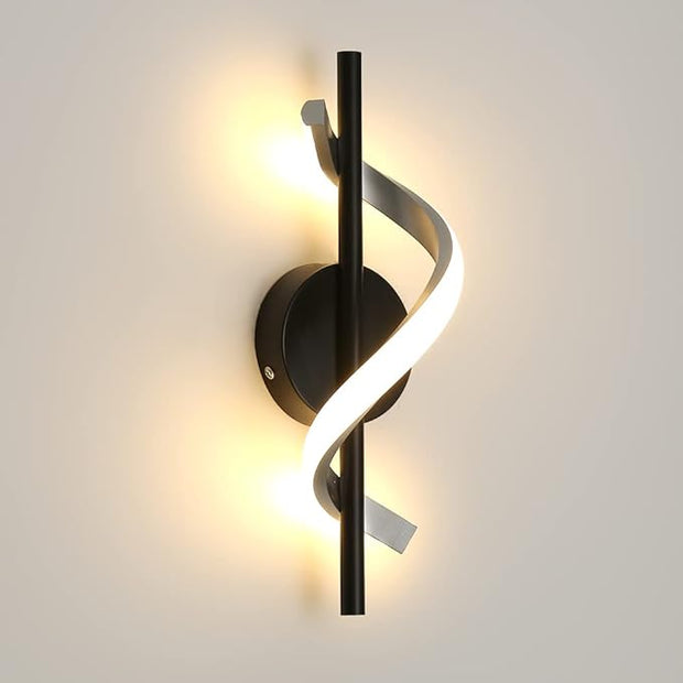 Modern Wall Sconces, 9W Wall Lighting Fixture Lamps LED Aluminum Wall Lamps for Bedroom Living Room Hallway Hotel Indoor (Warm White)