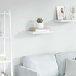 Floating Wall Shelf Oak and White Honeycomb MDF Metal 19.7x9.1 in, Modern Storage for Living Room Office, Space-Saving Display Unit, Durable Easy Installation with Mounting