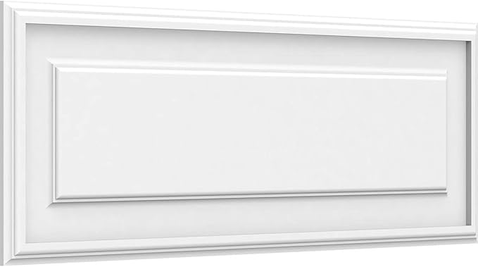 Ekena Millwork 34"W x 12"H x 5/8"P Legacy Raised Panel Decorative Wall Panel