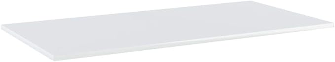 Set of 4 Wall Mounted Floating Shelves, 39.4x19.7 Inch High Gloss White Engineered Wood Display Shelves, Modern Minimalist Storage Ledge for Living Room Library