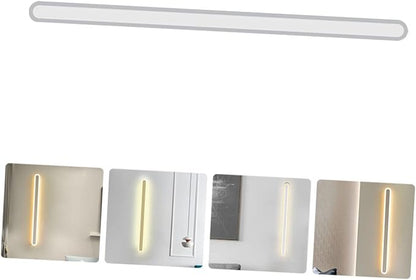 Modern LED Wall Light Fixture Minimalist Backdrop Light for Bedroom Living Room Corridor Durable Iron Construction Warm Light Home Decoration