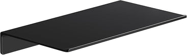 Danpoo Small Floating Shelf for Wall Storage, Mini Display Shelf for Collectibles, Metal Wall Shelf for Bathroom/Living Room/Kitchen/Bedroom(Black, 8