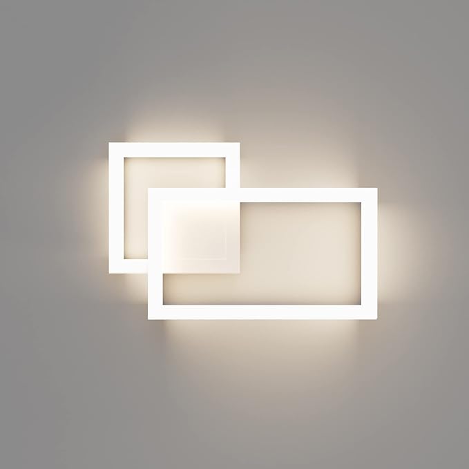 Ralbay Modern Indoor Wall Sconce Aluminum Up and Down 20W LED Modern Wall Sconce for Indoor Living Room Bedroom Hallway (Natural White Light, 4000K)