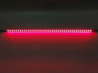Under Cabinet LED Lighting 10Pack Rigid DC 12V LED Light Strip Light Super Bright Led Bar - Red SMD5630 9W 84LED Double Row 0.5m/20in for Counter,Shelf,TV Back,Showcase