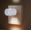 4-Pack Motion Sensor Night Light, Plug into Wall Dusk to Dawn LED Nightlight, Auto On/Off, 5000K Daylight 100 Lumens, Rotatable Plug-in Design for Hallway, Staircase, Bathroom, Bedroom, Kitchen