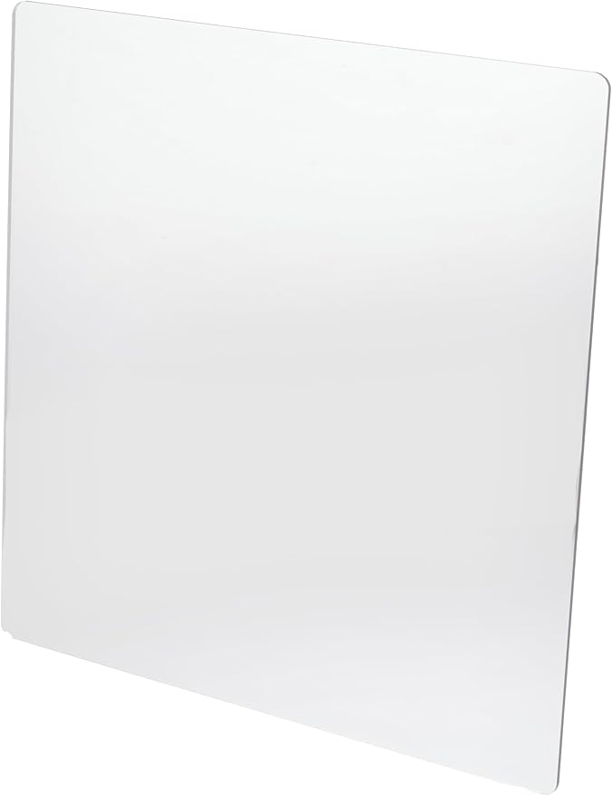 JUNEBRUSHS 18Pack Self Adhesive Acrylic Mirrors, 8 x 8 Inch Mirror Tiles Decor,Frameless Over Door Mirrors Sheets Wall Stickers for Wall Mounted Make Up Gym Dressing