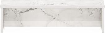 Furinno Helena Kitchen Counter Stackable Organizer Shelf, Set of 1, 23-Inch, Marble White