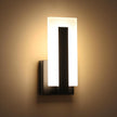 Hardwire Modern Wall Sconces with Stepless Adjustable 10%-100% 7W Acrylic LED Wall Light Brightness Suitable for Living Room Corridor Bedside (Warm White 3000K 1 Pack)
