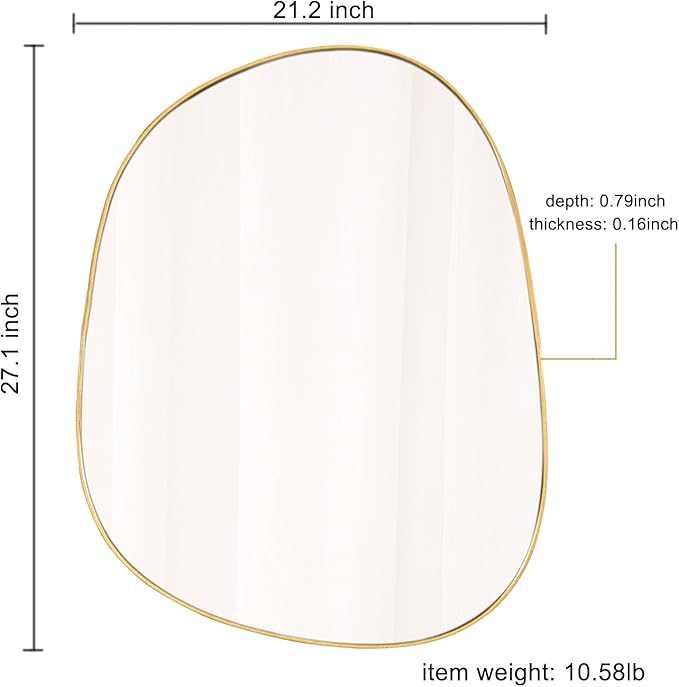 Asymmetrical Mirror for Wall Decor 21