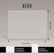 White Bathroom Mirror 24x36 Inch, White Metal Framed Bathroom Mirror for Wall, Rounded Rectangle Matte Bathroom Vanity Mirror, Tempered Glass, Anti-Rust, Horizontal/Vertical