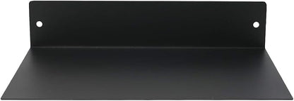 Mitus Floating Shelf Wall Mounted (8 inch x 12 inch) Heavy Duty Industrial Modern Steel, Black