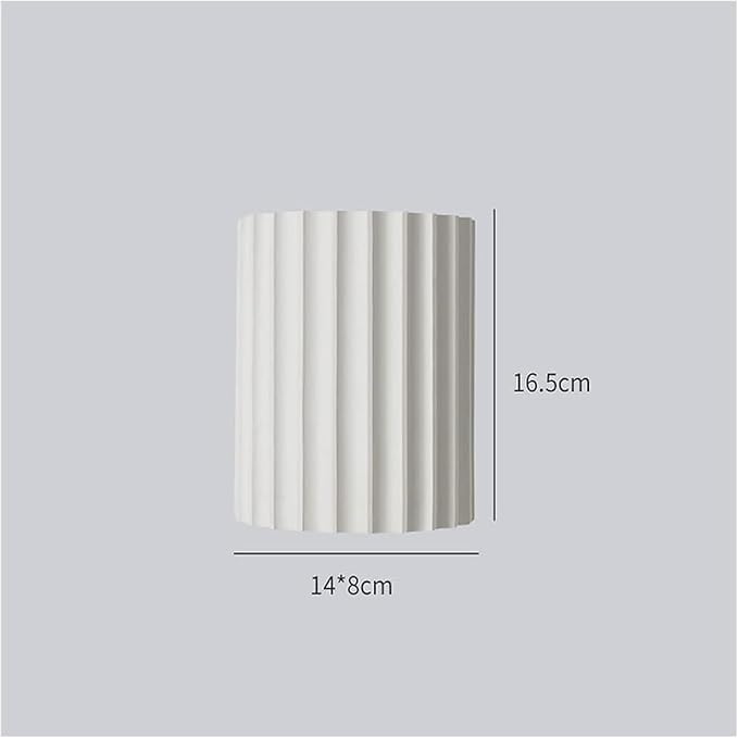 Nordic Minimalism Vintage Lamp Light Geometric Wall Lamp LED Wall Sconce Up Down Wall Lamp Resin Wall Spot Accent Lighting Indoor Lamps Night Lights for Living Room Bedroom Hallway(White)