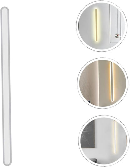 DOITOOL Chic Long Wall-Mounted Light for Bedroom and Aisle Minimalist Warm Light Fixture Atmosphere Illumination Durable Iron Material