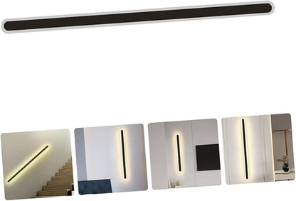 DOITOOL Elegant Minimalist Wall Light for Bedroom Living Room and Hallway Led Background Fixture with Warm Light Durable Iron Design for Home Decor