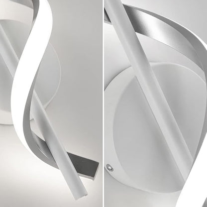 Modern Wall Sconces, 9W Wall Lighting Fixture Lamps LED Aluminum Wall Lamps for Bedroom Living Room Hallway Hotel Indoor (White-Cold White)-13.7 inch