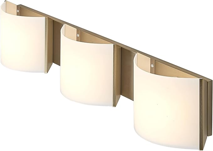 30 inch LED Wall Sconce Lights, Bathroom Vanity Lights, 3-Light Indoor Wall Light Fixtures Over The Mirror, Wall Decro Lighting for Bathroom Hallway Bedroom Living Room
