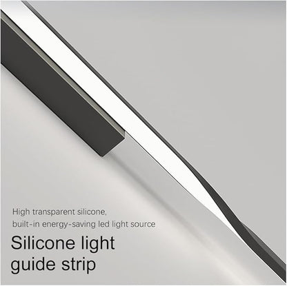 Modern Corner LED Wall Lamp Minimalist Indoor Light Long Strip Linear Light Hardwired Hallway Wall Sconce Dimmable Lighting Fixture for Bedroom Kitchen Island Bar Living Room Bathroom