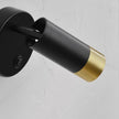Wall Sconce with Switch,Black and Gold Bedroom Lights for Wall Hardwired,Modern Sconces Wall Light with Rotatable Lampshade,Industrial Wall Lamps for Living Room,Corner,Hallway,Nightstand,Wall Decor