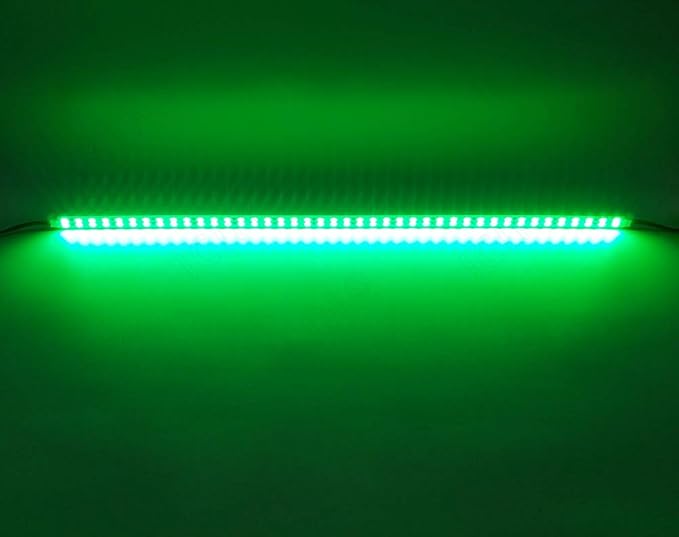 Under Cabinet LED Lighting 10Pack Rigid DC 12V LED Light Strip Light Super Bright Led Bar Green SMD5630 9W 84LED Double Row 0.5m/20in for Kitchen Cabinet,Counter,Shelf,TV Back