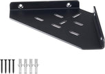 Corner Shelf, 3.0mm Aluminum Alloy Corner Shelf Wall Mounted, for Bathrooms,Offices, Bedrooms,Kitchens,Dorm Rooms and Living Rooms(6 in Black)
