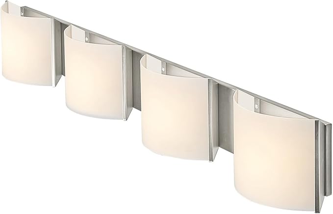 40 inch LED Wall Sconce Lights, Bathroom Vanity Lights, 4-Light Indoor Wall Light Fixtures Over The Mirror, Wall Decro Lighting for Bathroom Hallway Bedroom Living Room