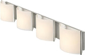 40 inch LED Wall Sconce Lights, Bathroom Vanity Lights, 4-Light Indoor Wall Light Fixtures Over The Mirror, Wall Decro Lighting for Bathroom Hallway Bedroom Living Room