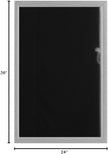 Amazon Basics Rectangular Wall Mount Mirror for Bedroom, Living Room, Entryway, 24