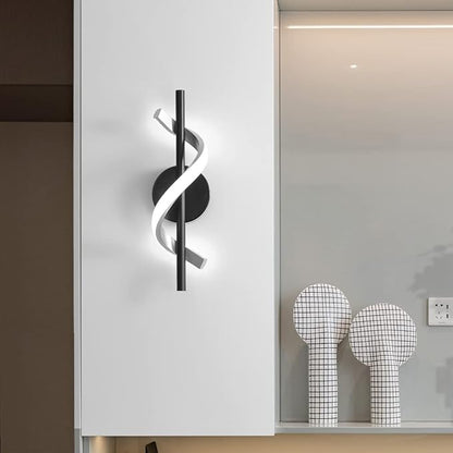 Modern Wall Sconces, 9W Wall Lighting Fixture Lamps LED Aluminum Wall Lamps for Bedroom Living Room Hallway Hotel Indoor (Cold White)